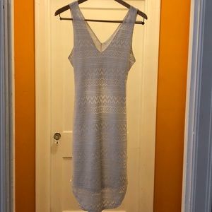 Lush prep back white dress